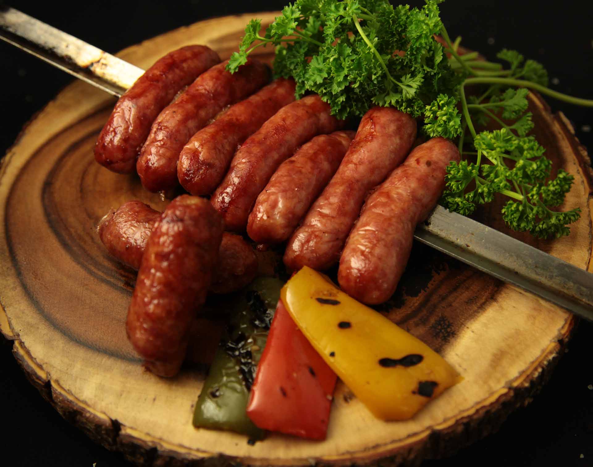 brazilian smoked sausage.